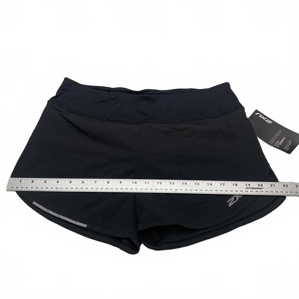 2XU Women's Sz Medium Black Running Shorts W32 NWT - Picture 5 of 10